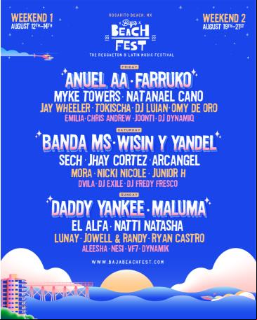 Concierto de Nicki Nicole en Rosarito, México, Viernes, 19 de agosto de 2022
